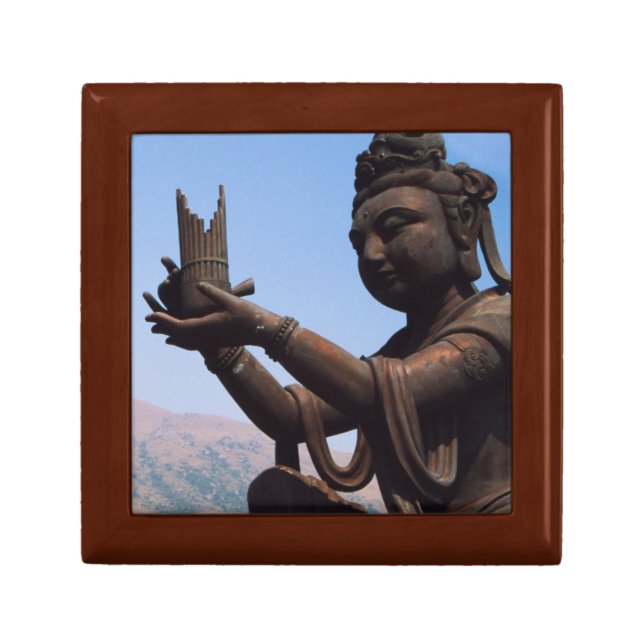 Hong Kong, Lantau Island, Po Lin Monastery Keepsake Box (Front)