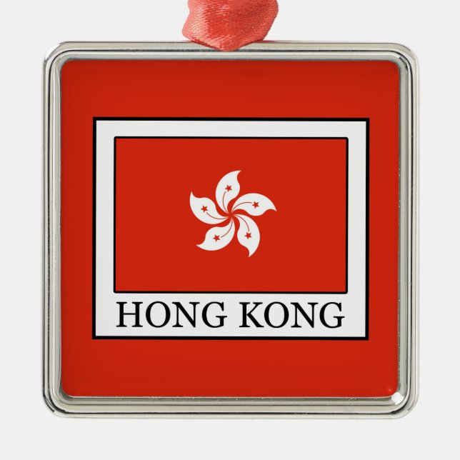 Hong Kong Metal Ornament (Front)