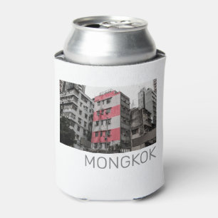 Hong Kong Mongkok China Kowloon Fine Art Souvenir Can Cooler
