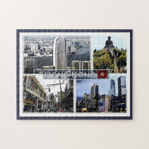 Hong Kong - Mosaic - Jigsaw Puzzle