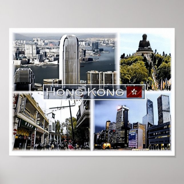 Hong Kong - Mosaic - Poster (Front)