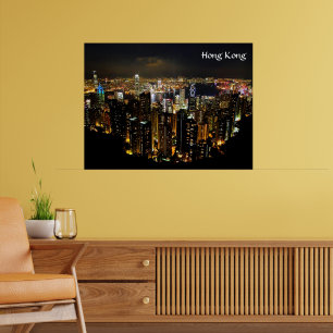 Hong Kong Nightscape Poster