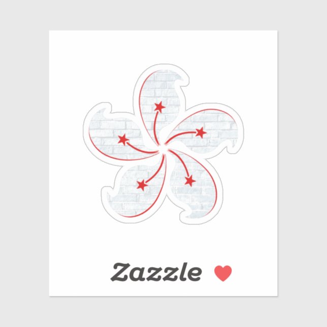 Hong Kong Orchid Sticker (Sheet)