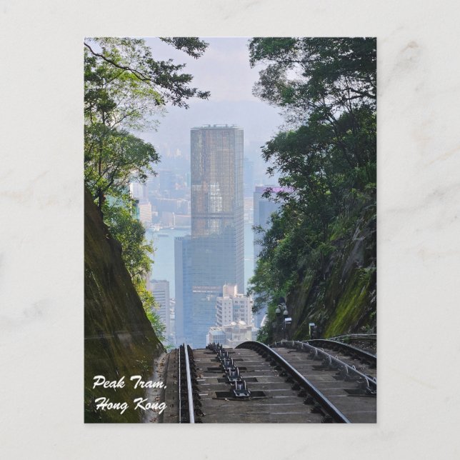 Hong Kong Peak Tram Postcard (Front)