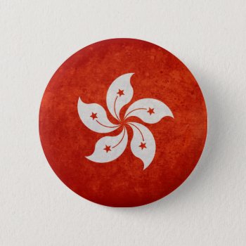 Hong Kong Pinback Button by FlagWare at Zazzle