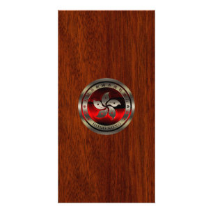 Hong Kong Seal on Mahogany Print Card