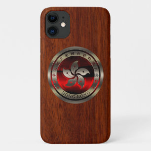 Hong Kong Seal on Mahogany Print iPhone 11 Case
