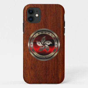 Hong Kong Seal on Mahogany Print iPhone 11 Case