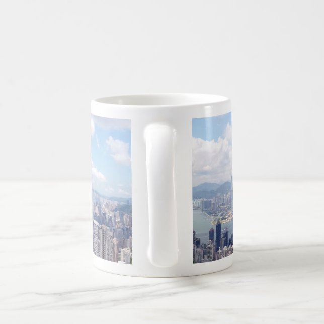 Hong Kong Skyline Coffee Mug (Handle)