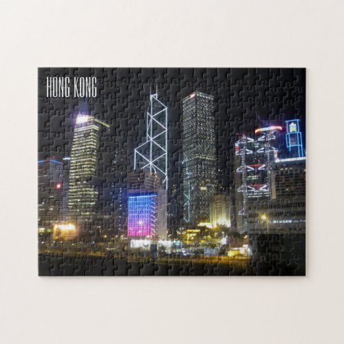 hong kong skyline jigsaw puzzle