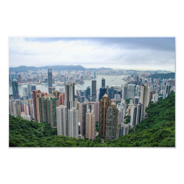 Hong Kong Skyline Photo Print (Front)