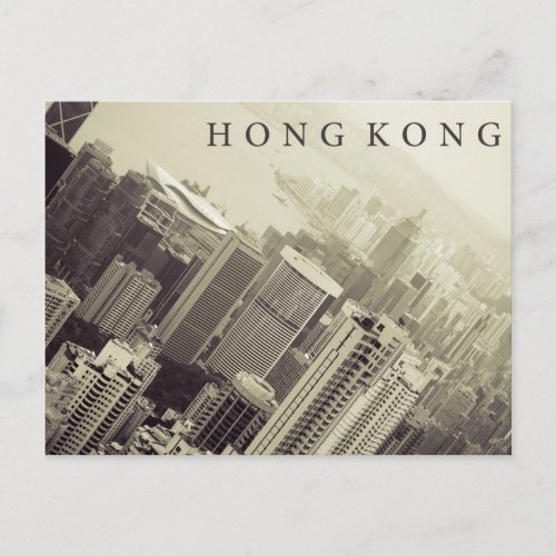 Hong Kong Skyline Postcard