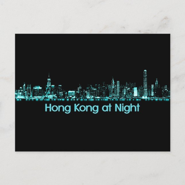 Hong Kong Skyline Postcard (Front)