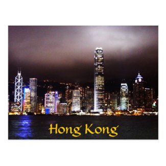 Hong Kong Skyline Postcards