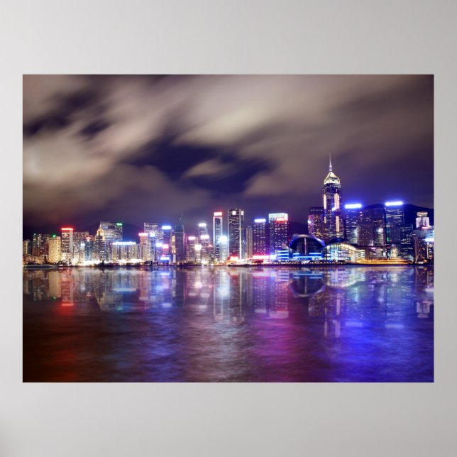 Hong Kong skyline Poster (Front)