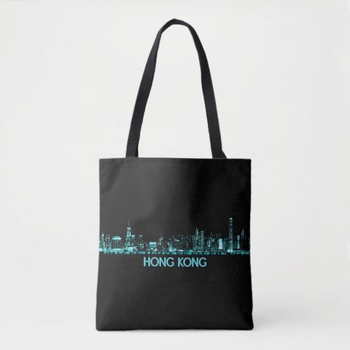 Hong Kong Skyline Tote Bag