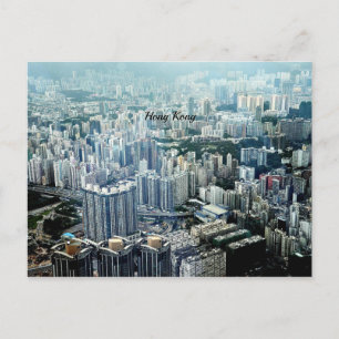 Hong Kong Skyscrapers Postcard