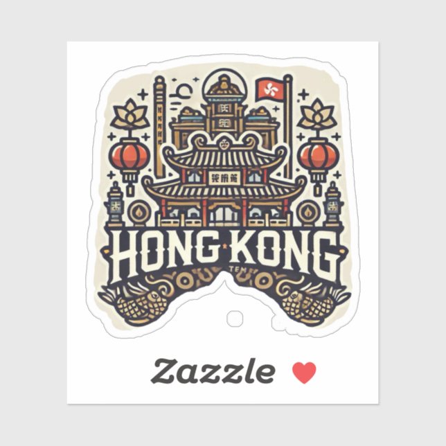 Hong Kong Sticker (Sheet)