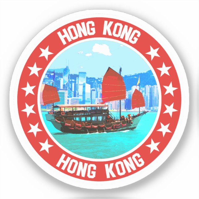 Hong Kong                                          Sticker (Front)