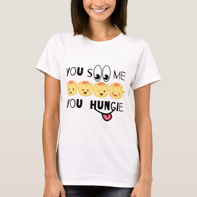 Hong Kong Street Food - Tasty Fish Meat Shaomai T-Shirt (Front)