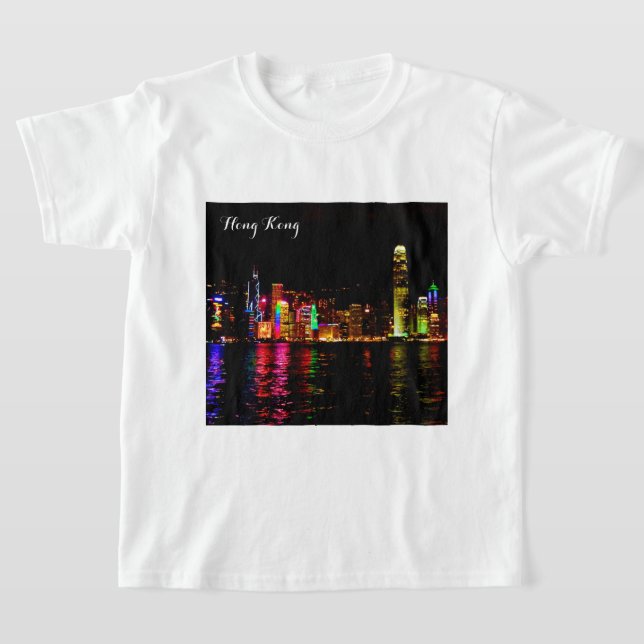 Hong Kong Victoria Harbour #2 T-shirt (Laydown)