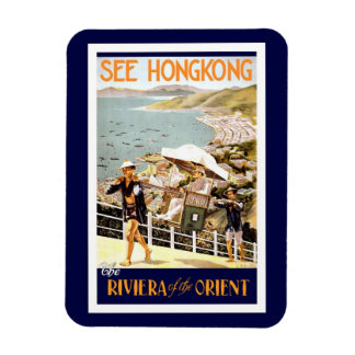 Hong Kong Vintage Reise Magnet