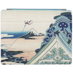 Honganji Temple Vista of Mt. Fuji Japanese Woodcut iPad Smart Cover