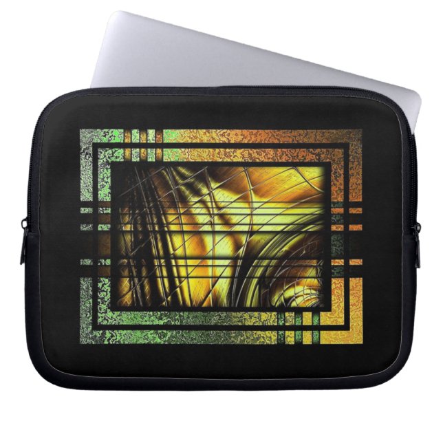 Honiggold Abstract Electronics Bag (Front)