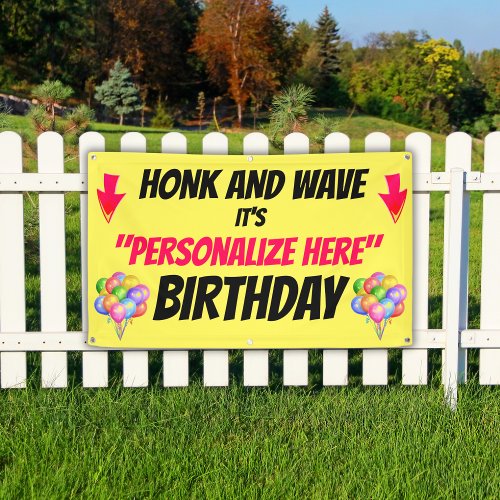 Honk_and_Wave Birthday Banner