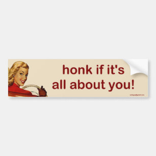 honk bumper sticker
