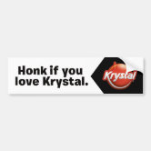 Choice Vintage Krystal Bumper Sticker Decal