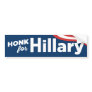 Honk For Hillary Clinton 2016 Bumper Sticker