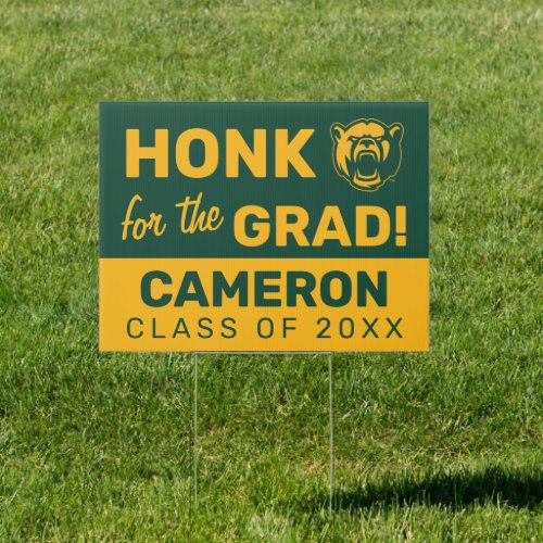 Honk for the Baylor University Grad Sign