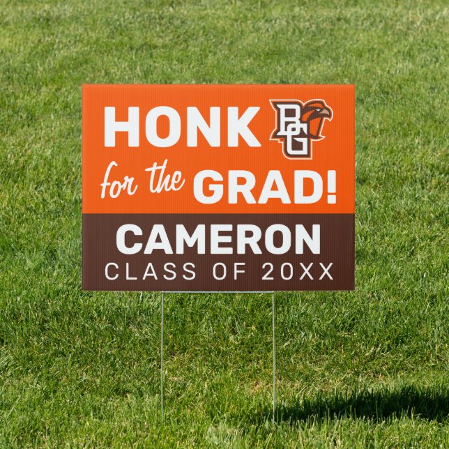 Honk for the Bowling Green Graduate Sign (Insitu)