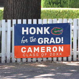 Honk for the Florida Gator Graduation Banner
