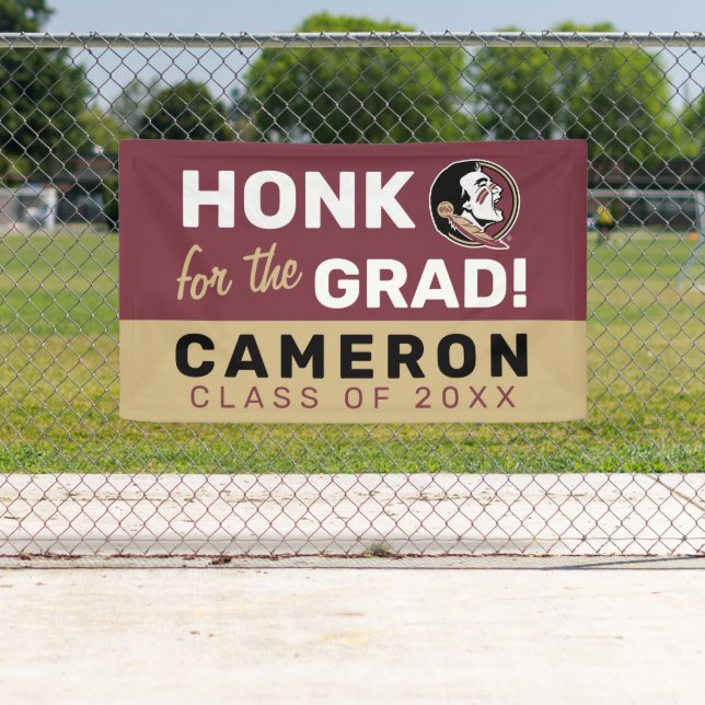 Honk for the FSU Graduation  Banner (Insitu)