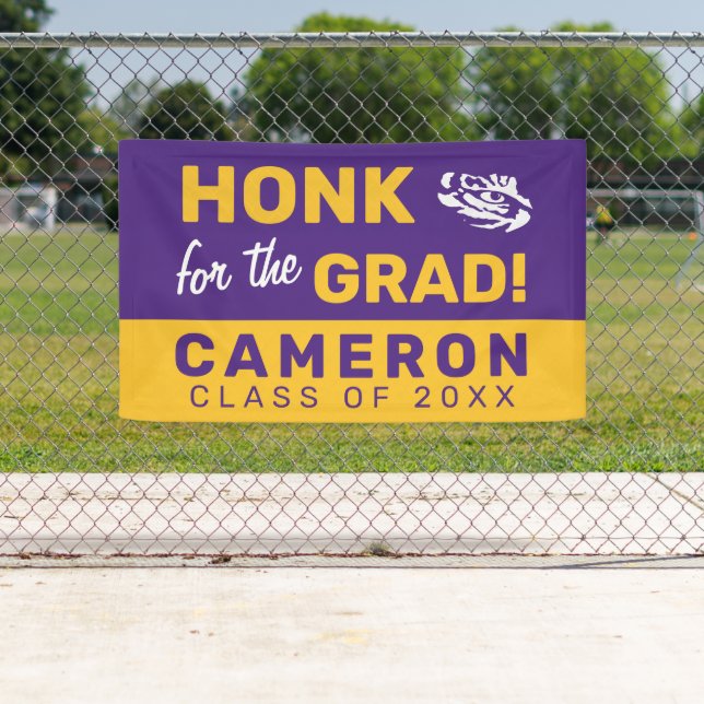 Honk for the LSU Graduate Banner (Insitu)