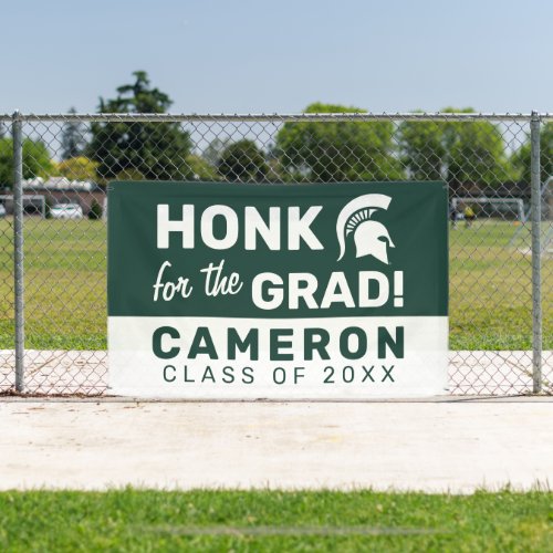 Honk for the Michigan State Grad Banner