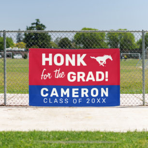 Honk for the SMU Grad Banner
