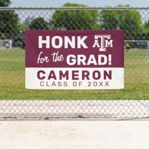 Honk for theTexas A&M Grad Banner