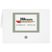 Honk! Geese in the City Customizable Cards (Back Horizontal)