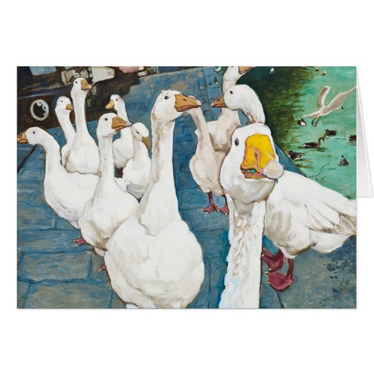 Honk! Geese in the City Customizable Cards (Front Horizontal)