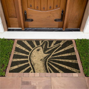 Honk Goose Funny Duck Chicken Meme Doormat