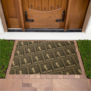 Honk Goose Funny Duck Chicken Meme Doormat