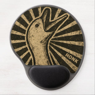 Honk Goose Funny Duck Chicken Meme Gel Mouse Pad
