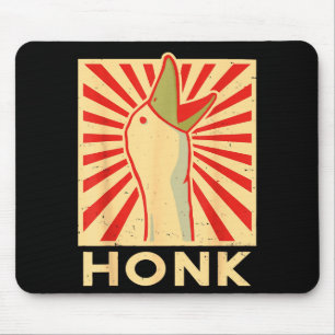 Honk Goose - Funny Duck Chicken Meme Idea Mouse Pad