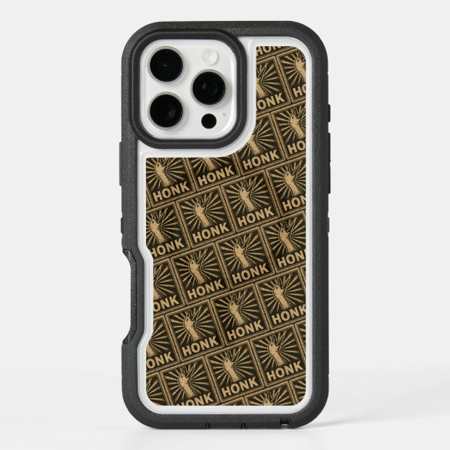 Honk Goose Funny Duck Chicken Meme Otterbox iPhone Case (Back)