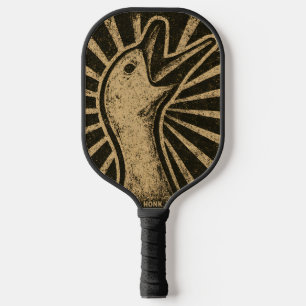 Honk Goose Funny Duck Chicken Meme Pickleball Paddle