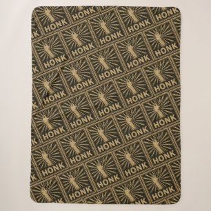 Honk Goose Funny Duck Chicken Meme Sherpa Blanket