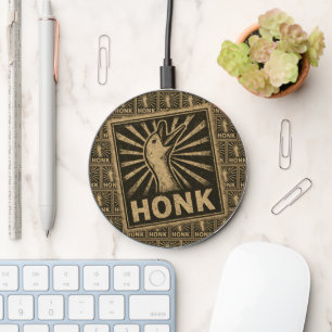 Honk Goose Funny Duck Chicken Meme Wireless Charger